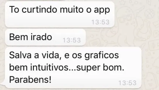 Exemplo de interação que eu tinha com usuários desconhecidos